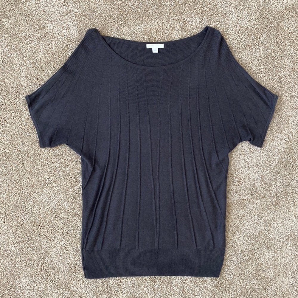 New York & Company Short Sleeve Sweater Top